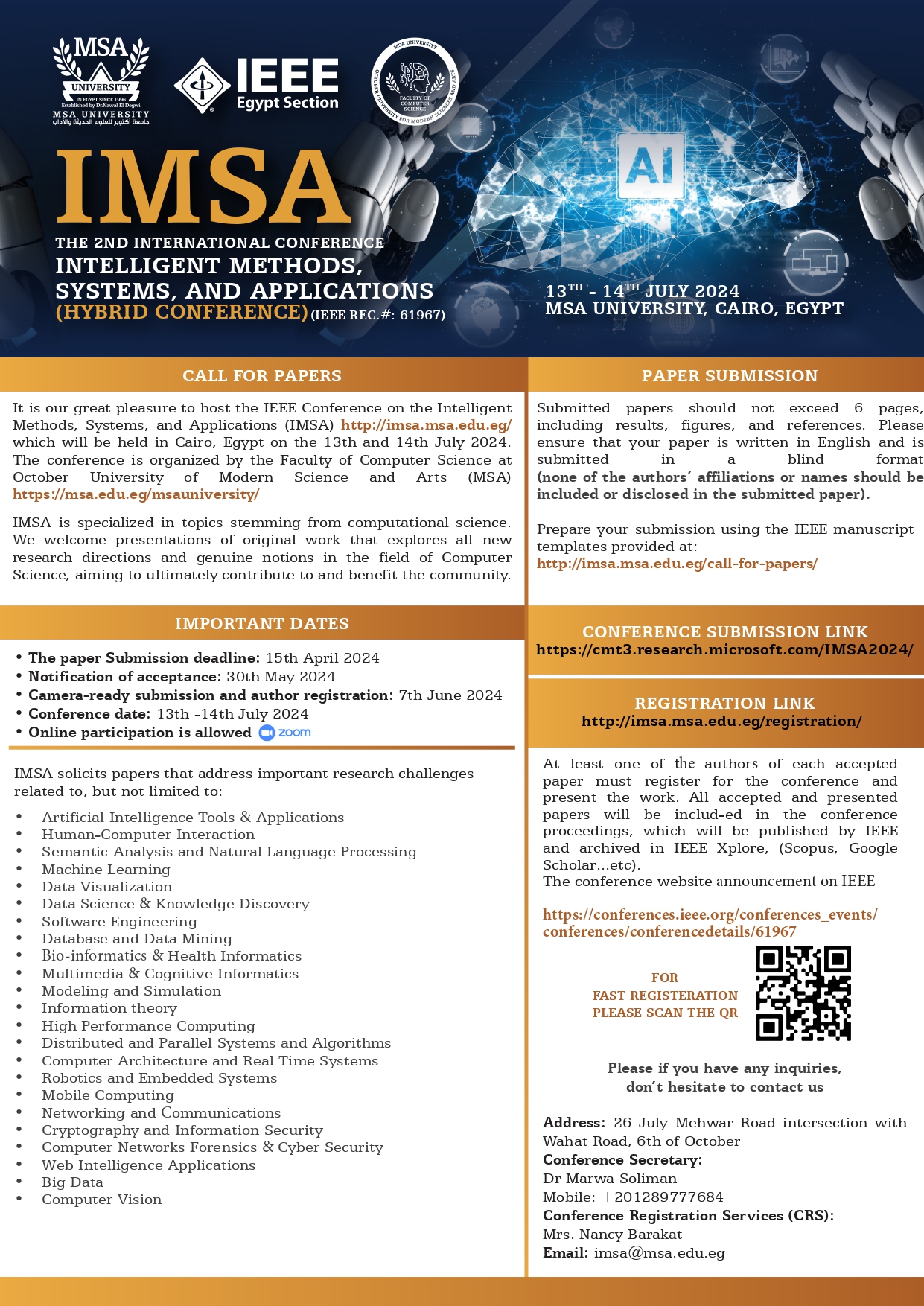 IMSA Event Digital Flyer